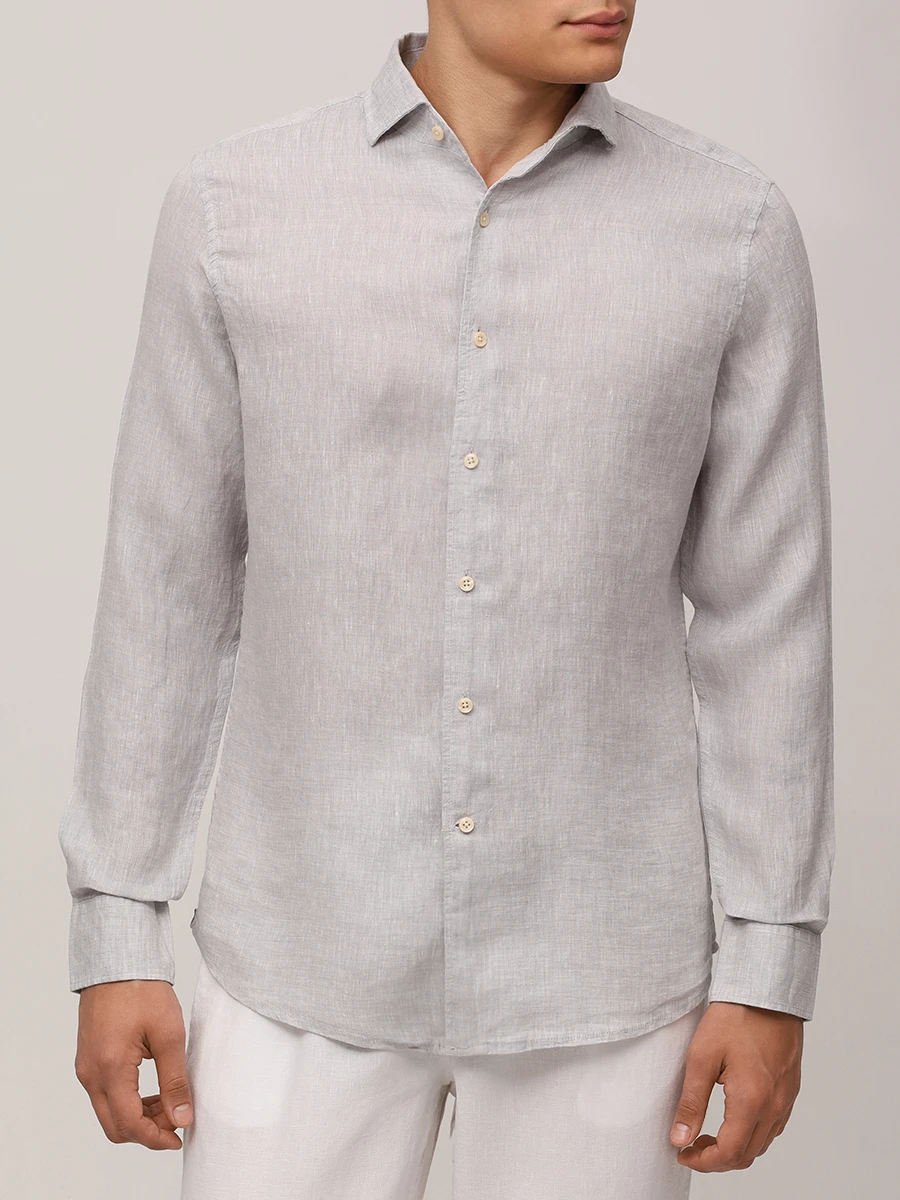 Рубашка Slim Fit льняная