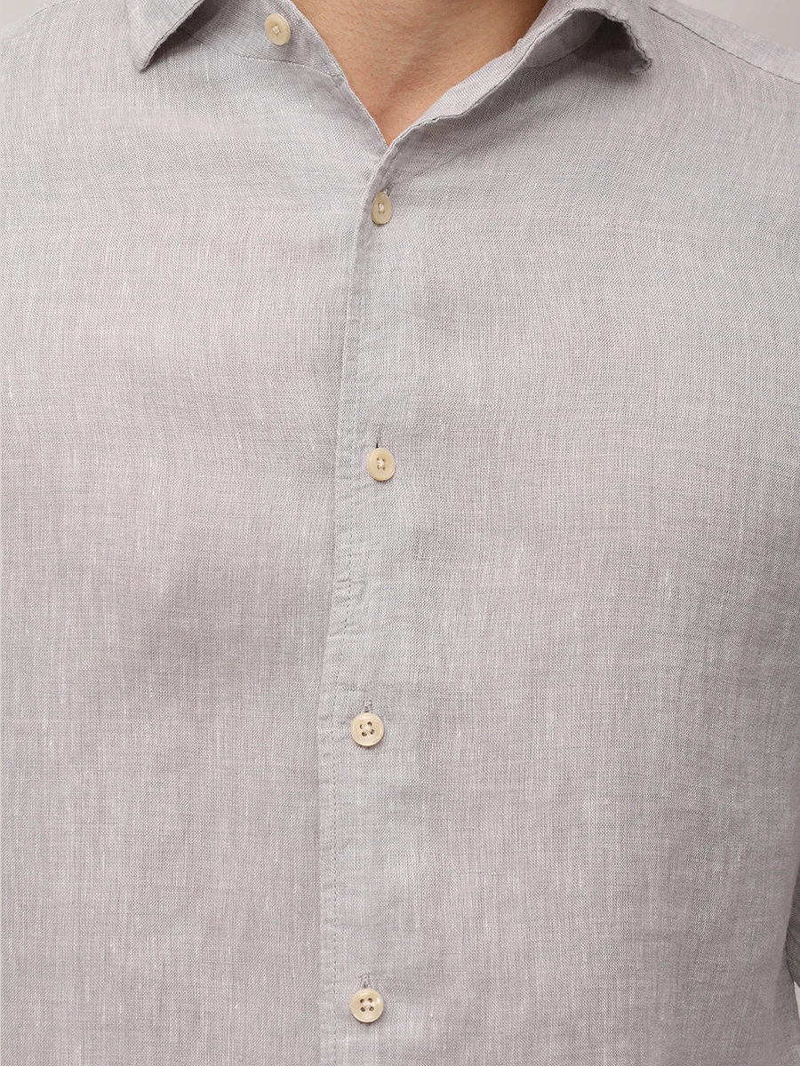 Рубашка Slim Fit льняная