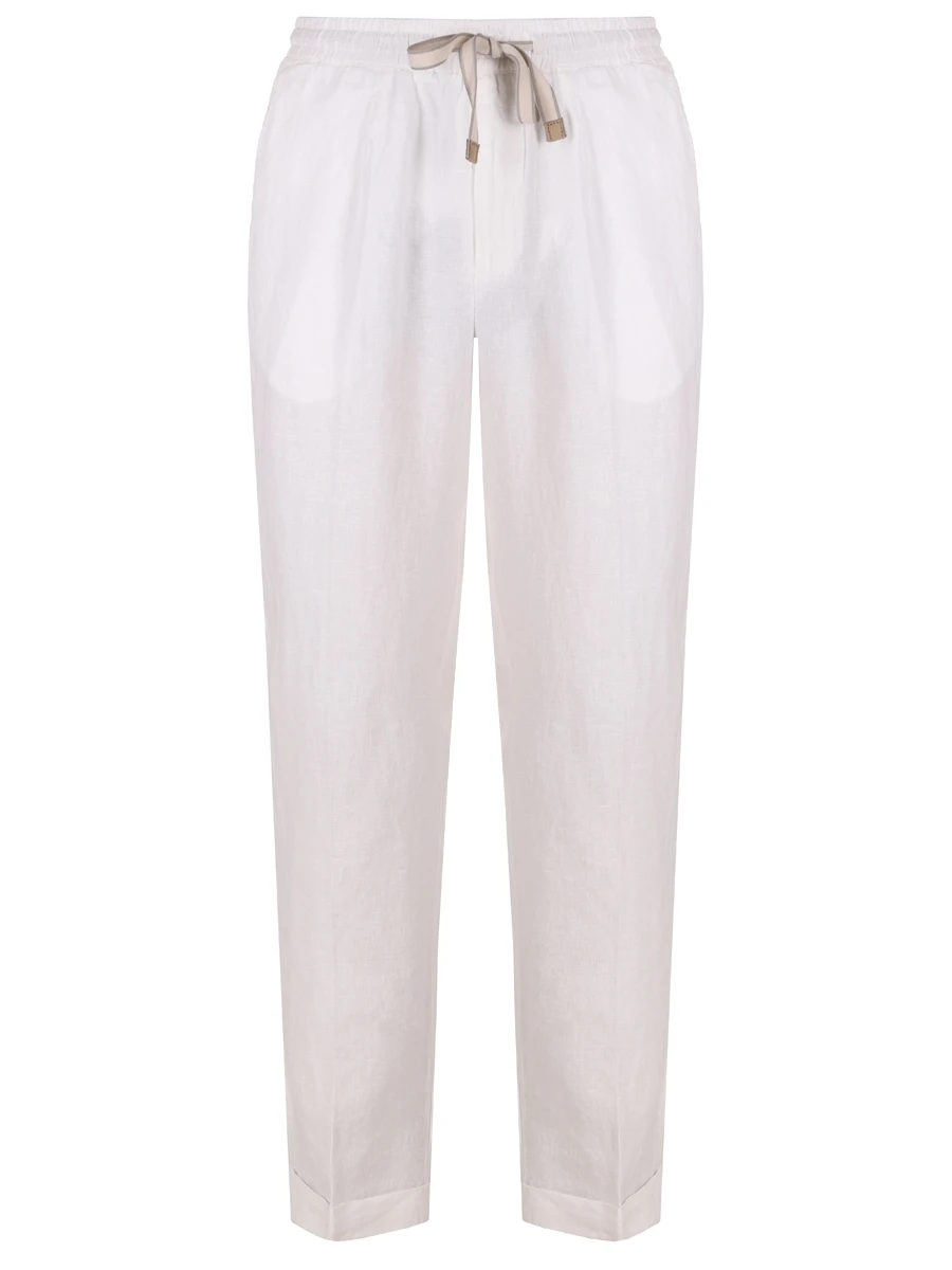 Брюки льняные