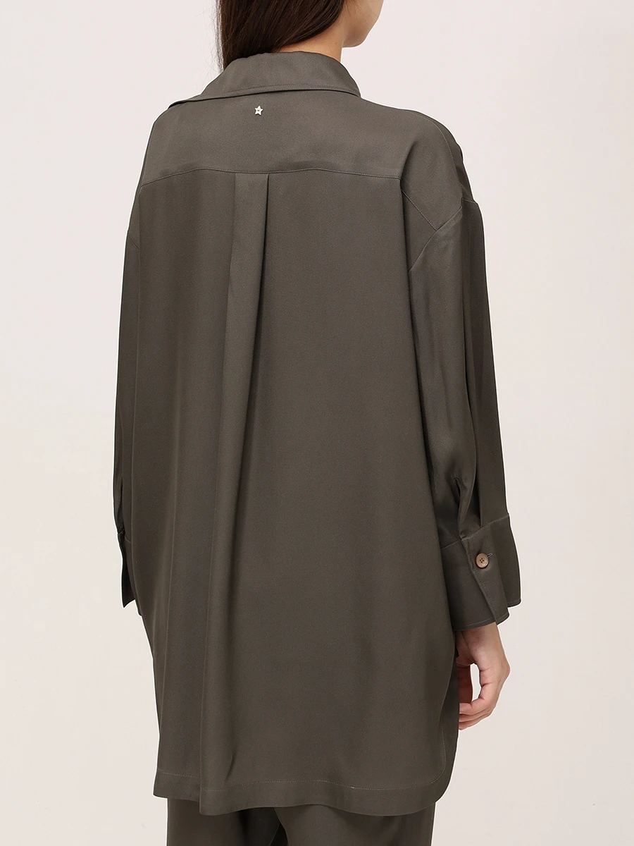 Рубашка однотонная