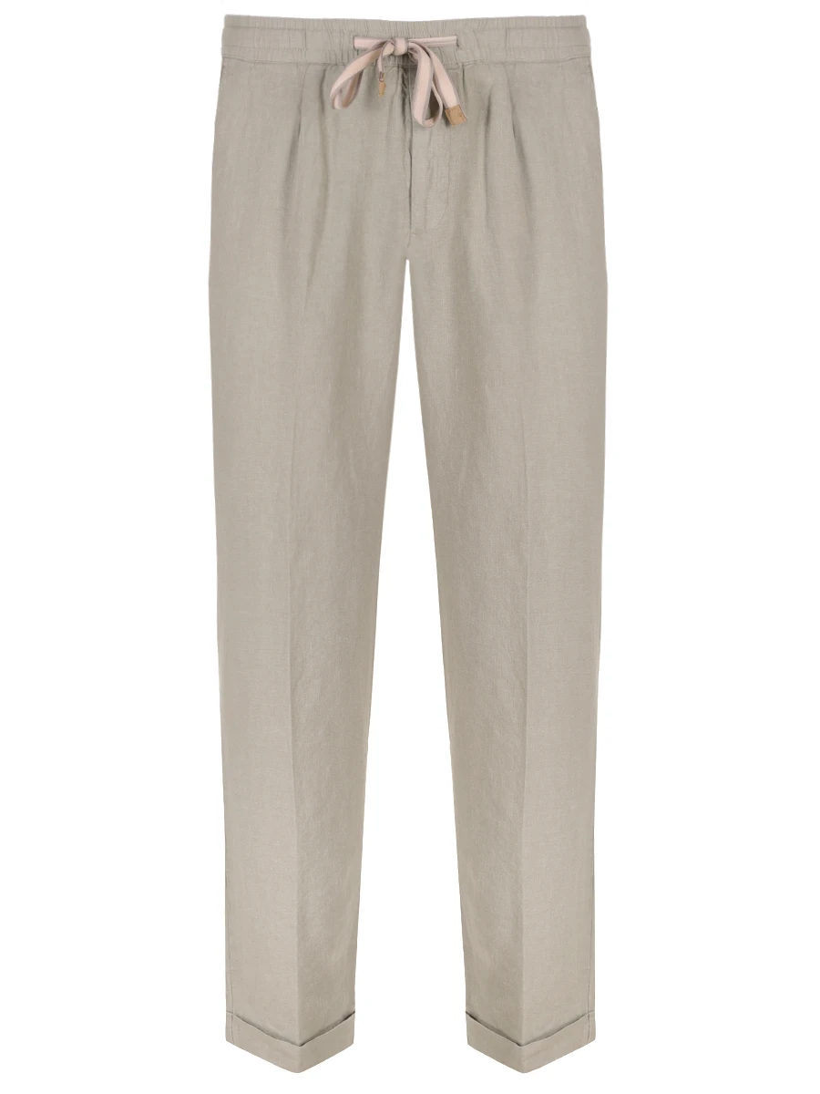 Брюки льняные