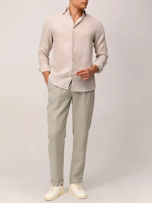 Брюки льняные PAUL TAYLOR