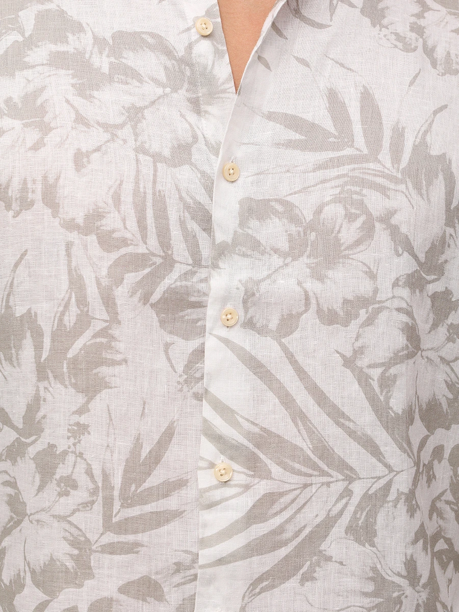 Рубашка Slim Fit льняная