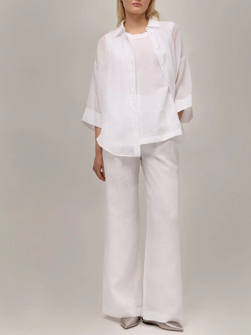 Брюки из рами LORENA ANTONIAZZI