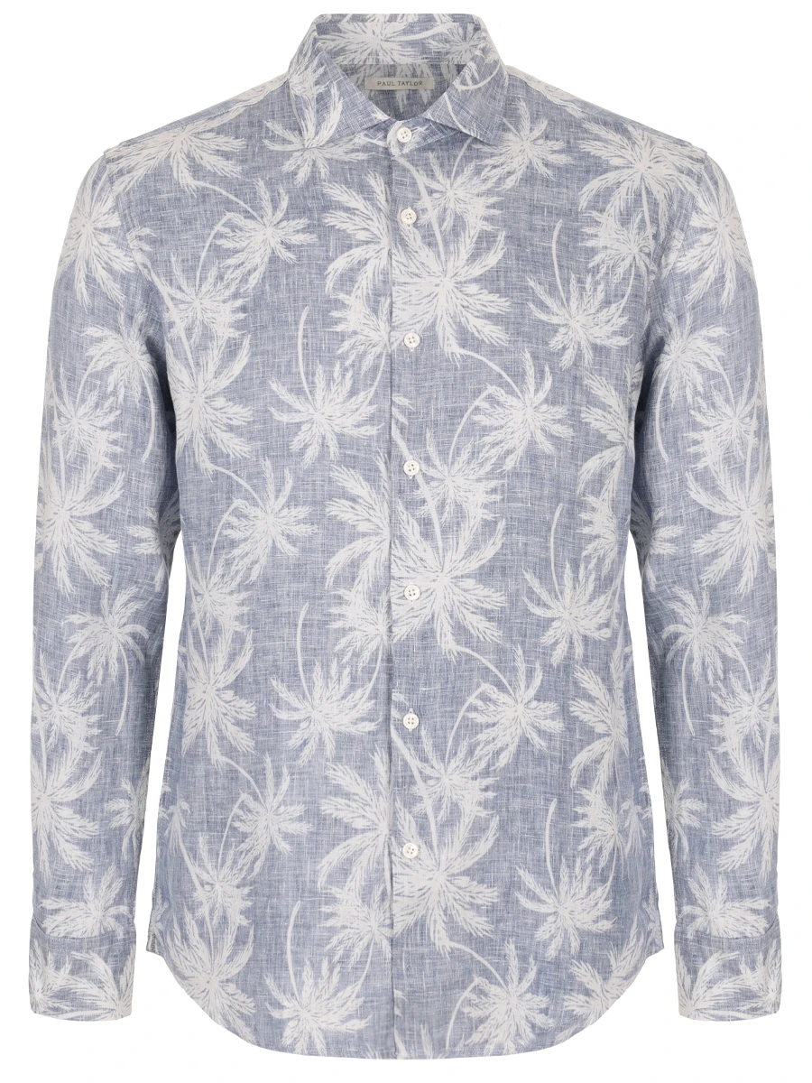 Рубашка Slim Fit льняная