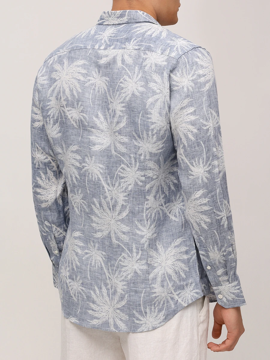 Рубашка Slim Fit льняная