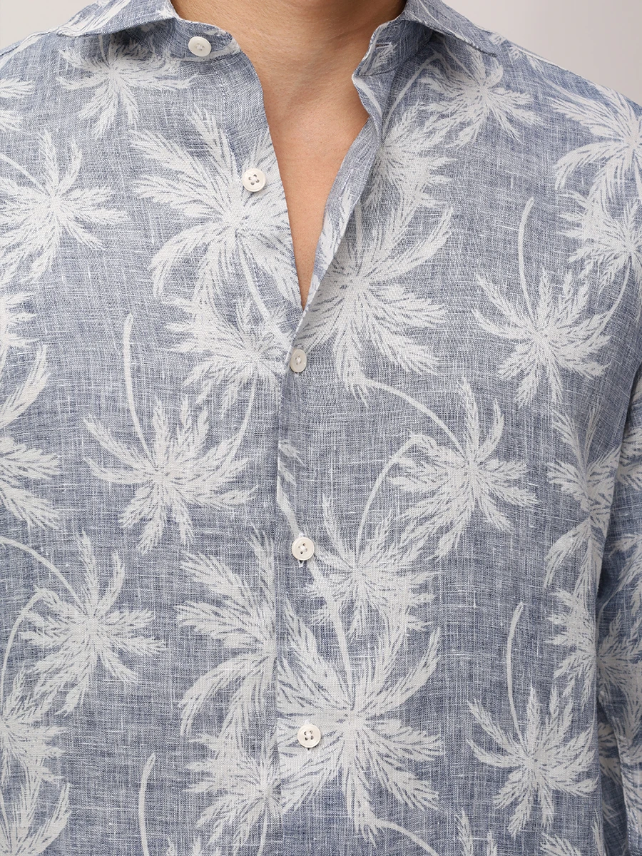 Рубашка Slim Fit льняная