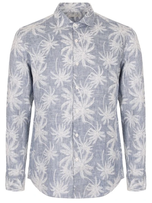Рубашка Slim Fit льняная PAUL TAYLOR