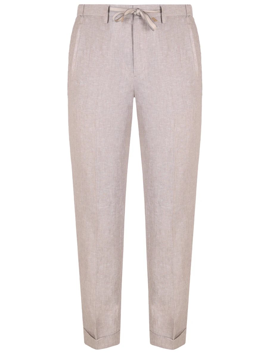 Брюки льняные