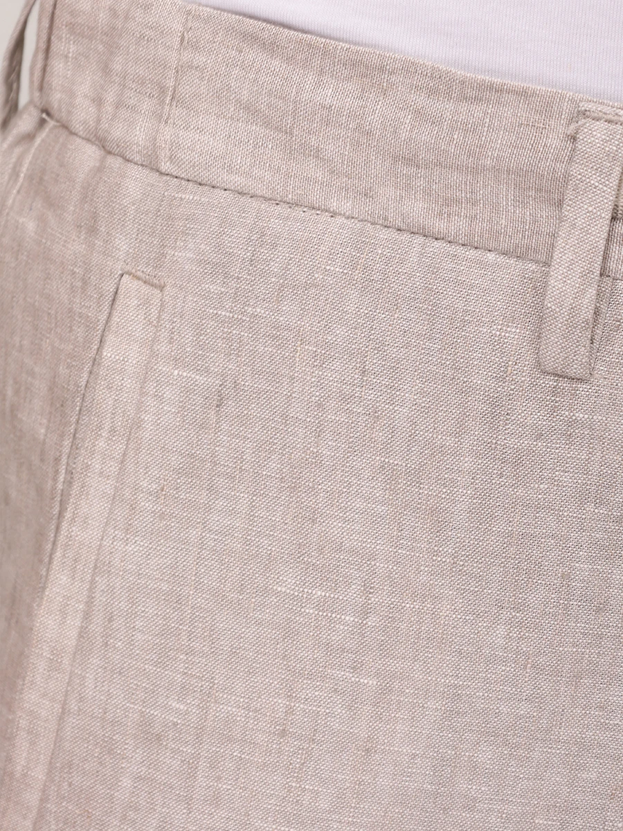 Брюки льняные