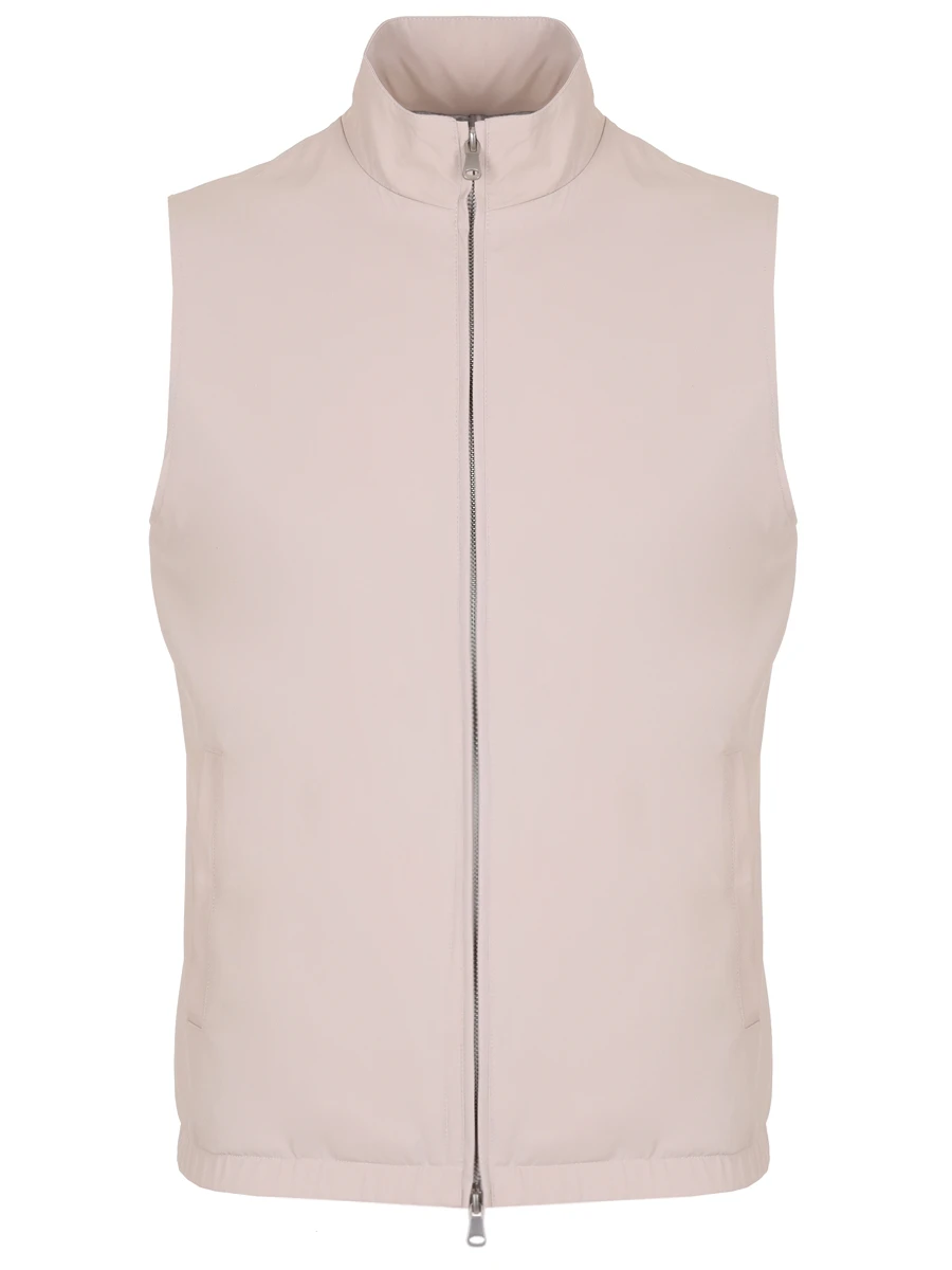 Жилет однотонный