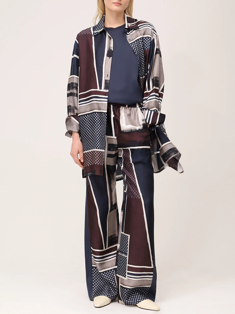 Рубашка шелковая