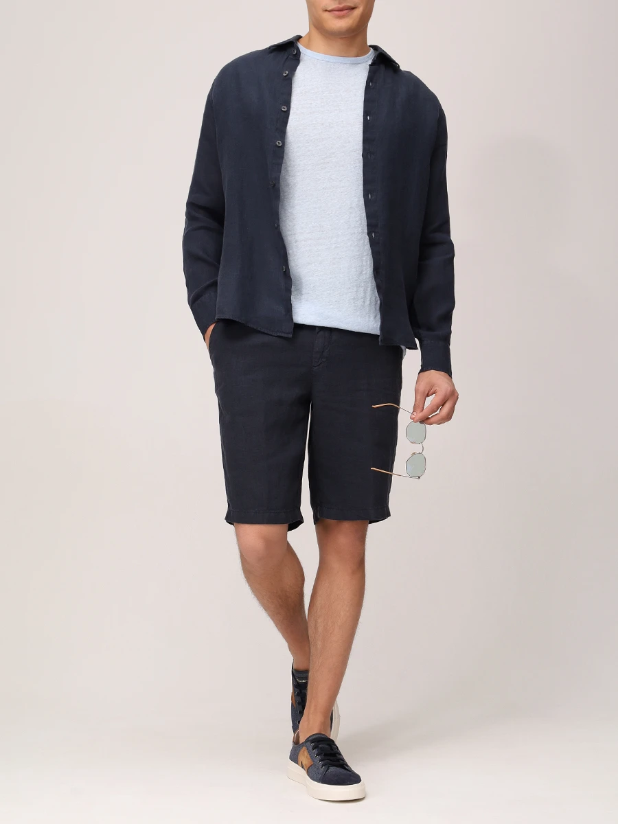 Бермуды льняные