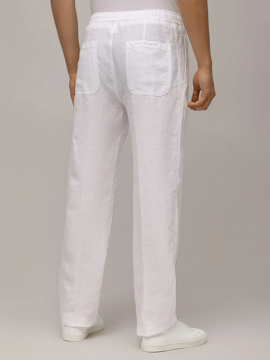 Брюки льняные