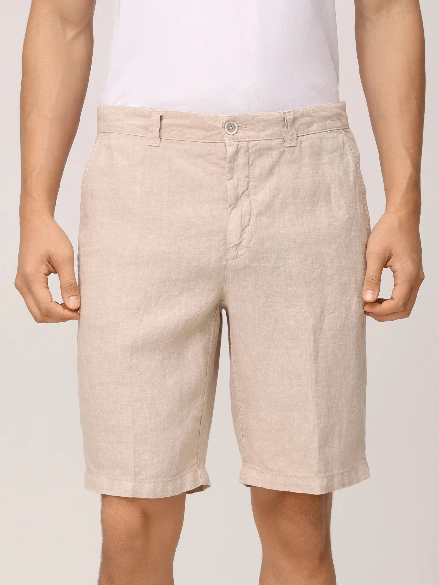 Бермуды льняные