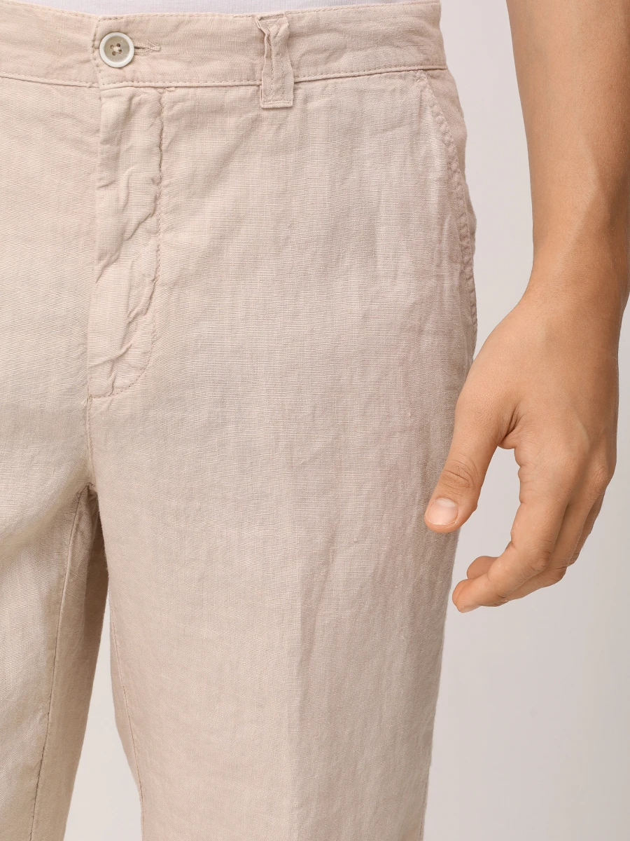 Бермуды льняные