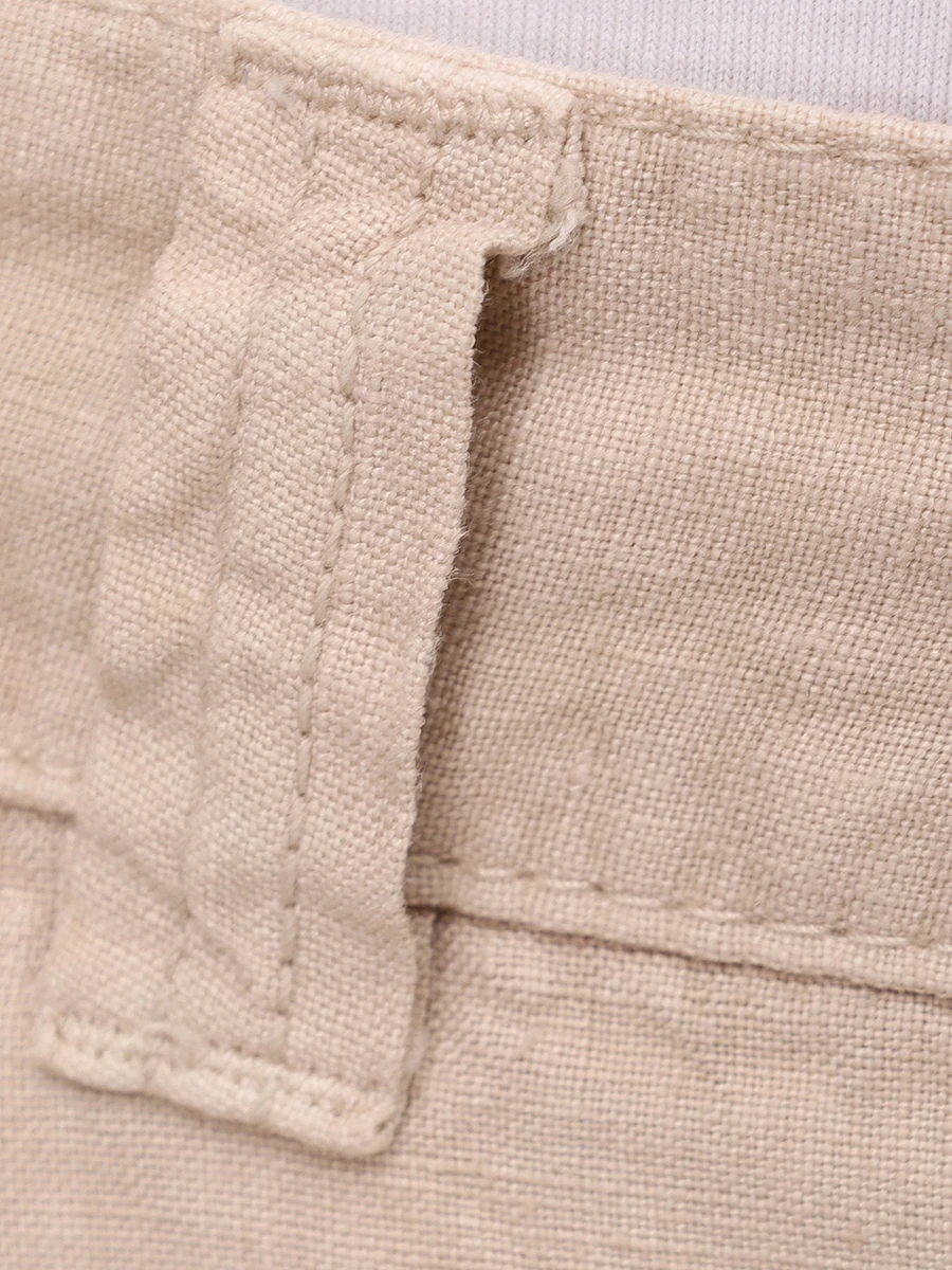 Бермуды льняные