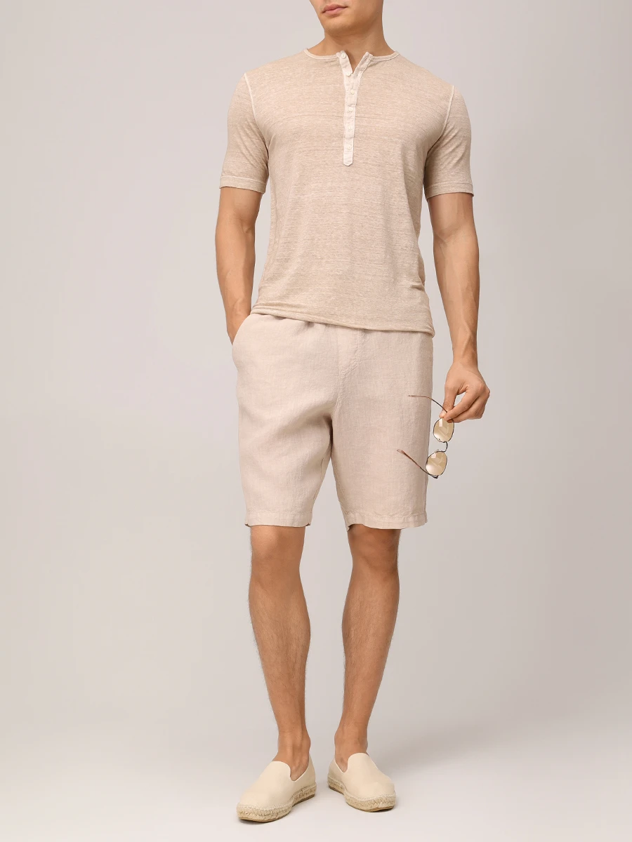 Бермуды льняные