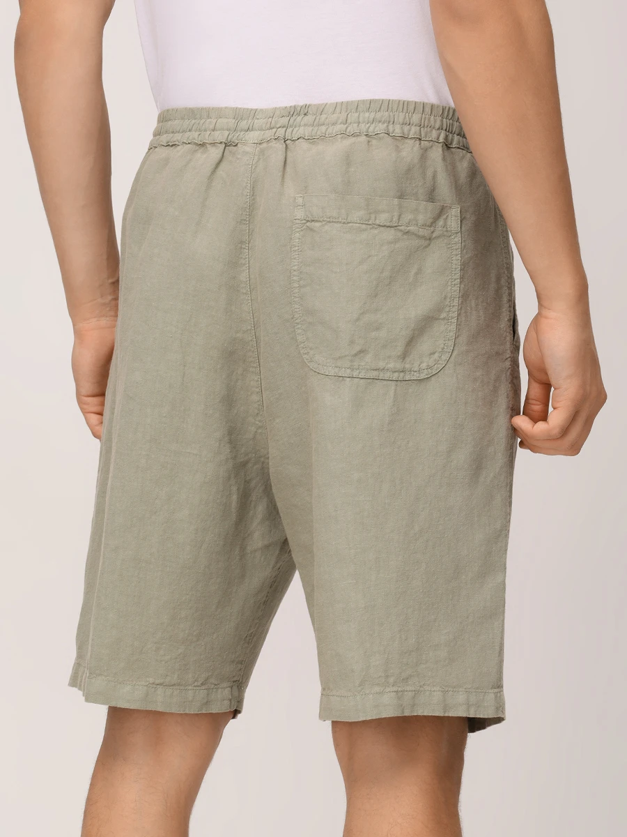 Бермуды льняные