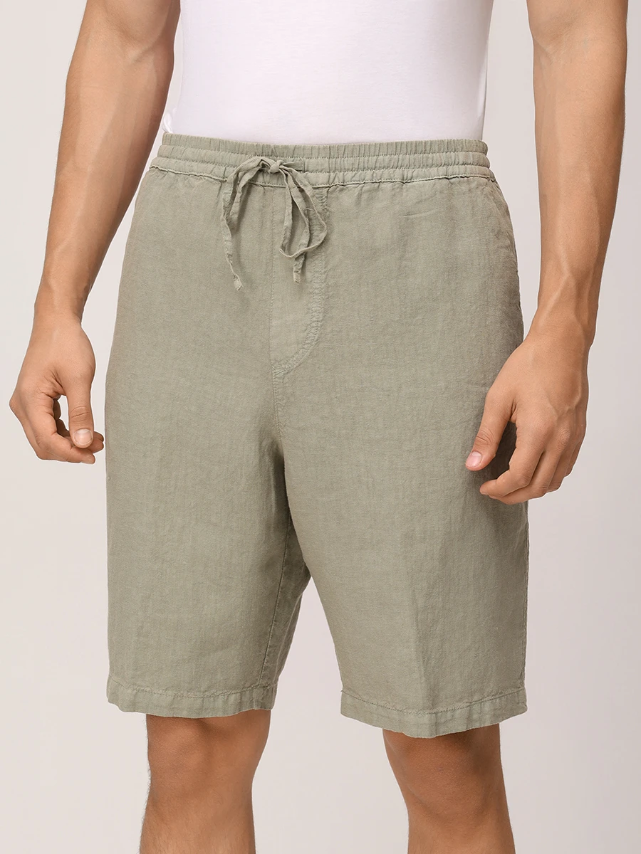 Бермуды льняные