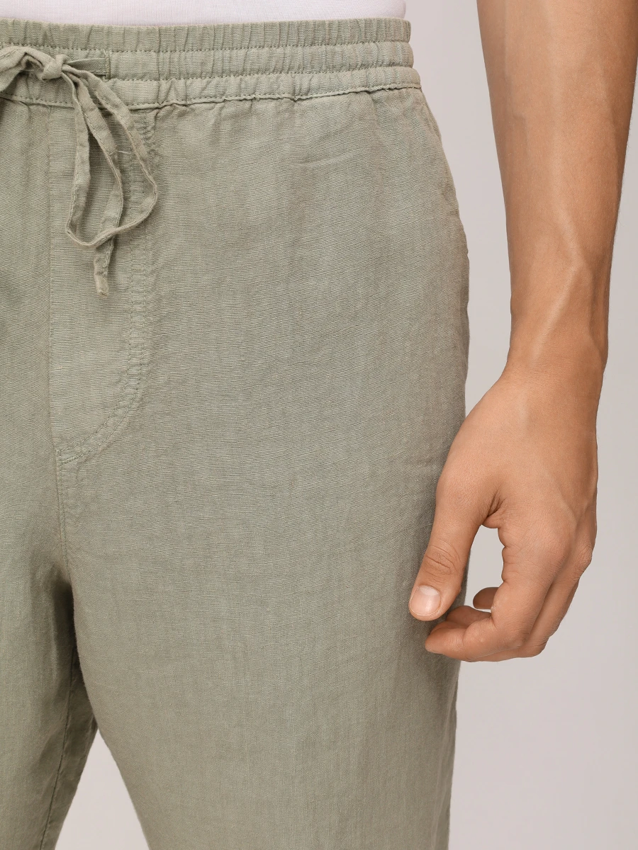 Бермуды льняные