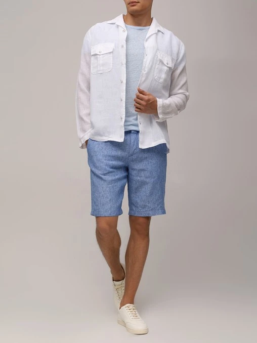 Рубашка льняная 120% LINO