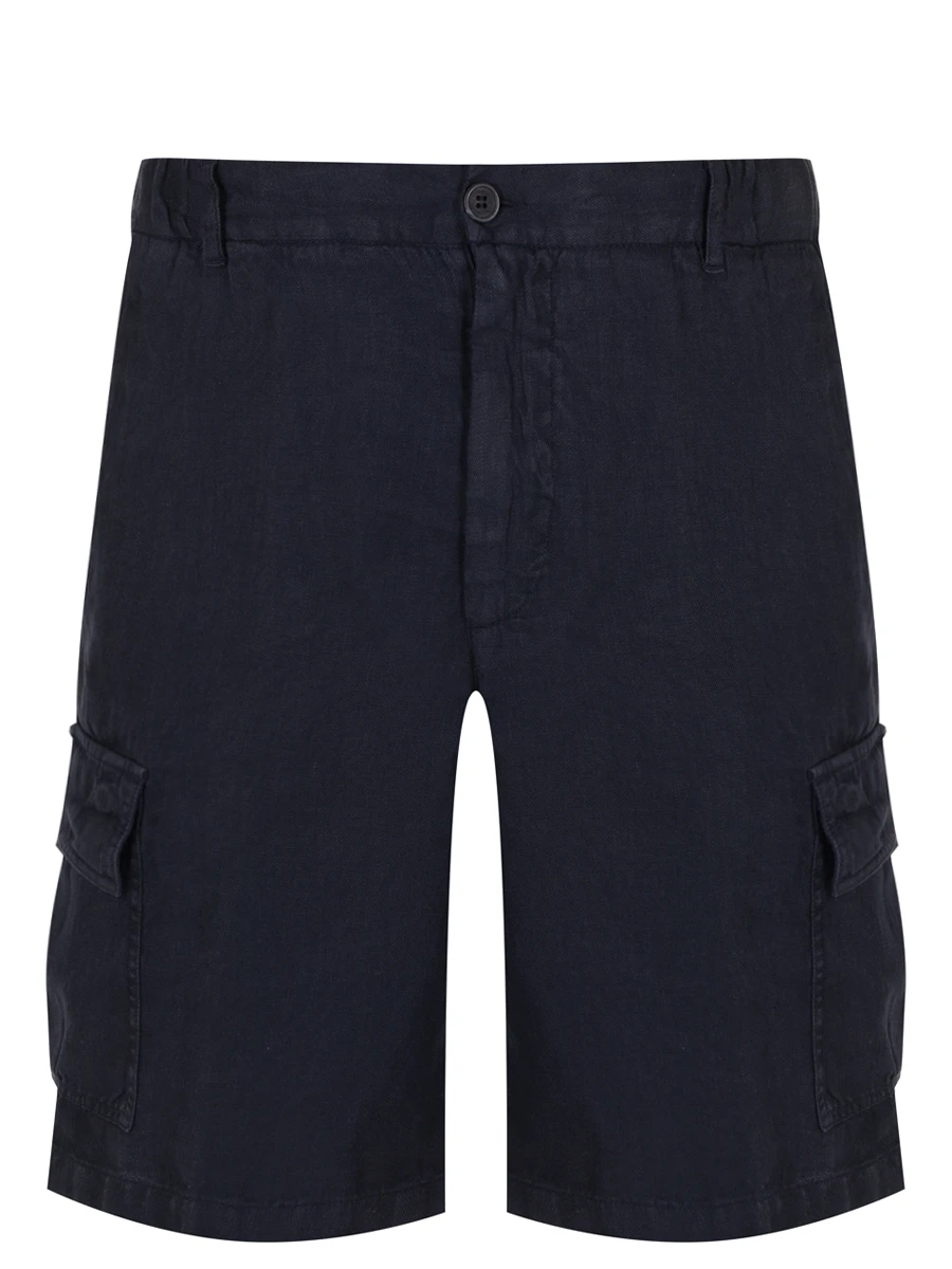 Бермуды-карго льняные