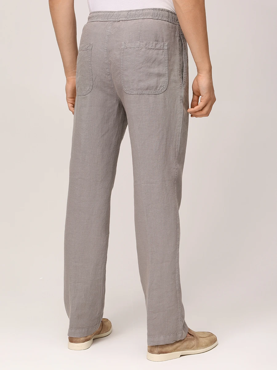 Брюки льняные