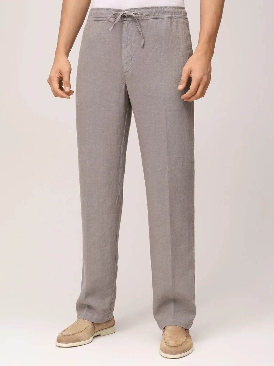 Брюки льняные