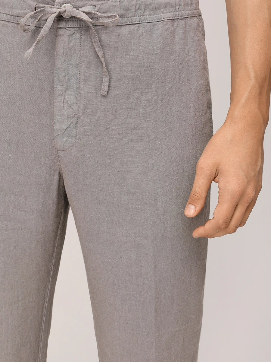 Брюки льняные