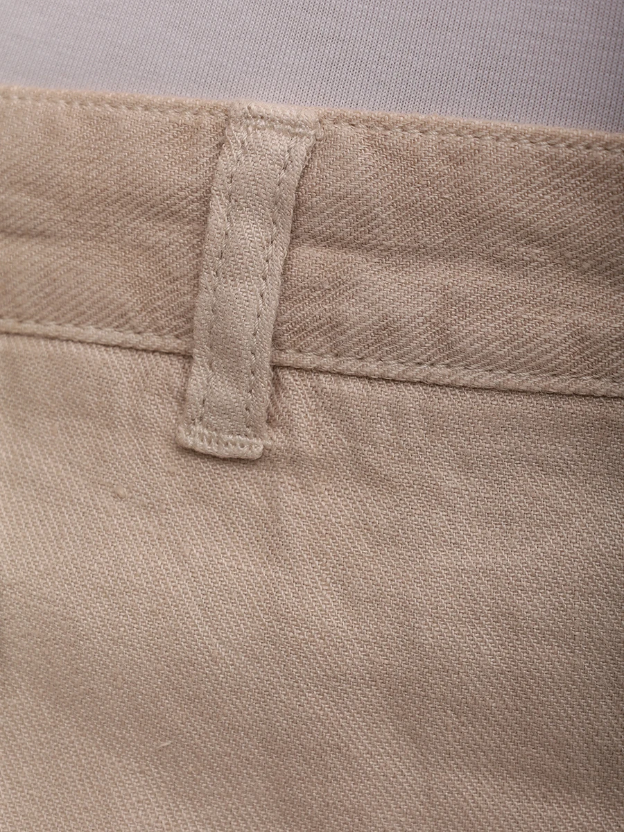 Брюки-карго льняные