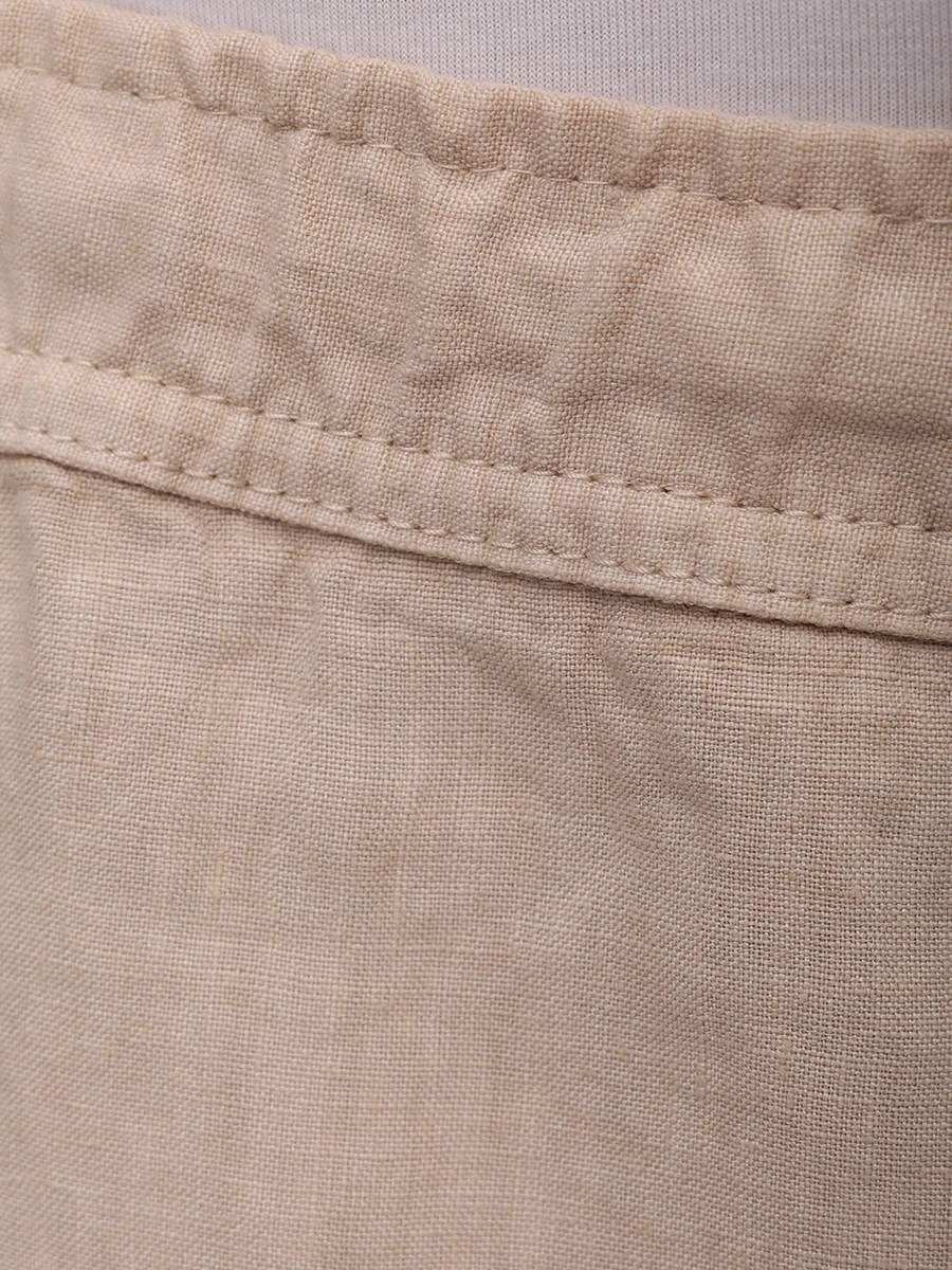 Брюки льняные