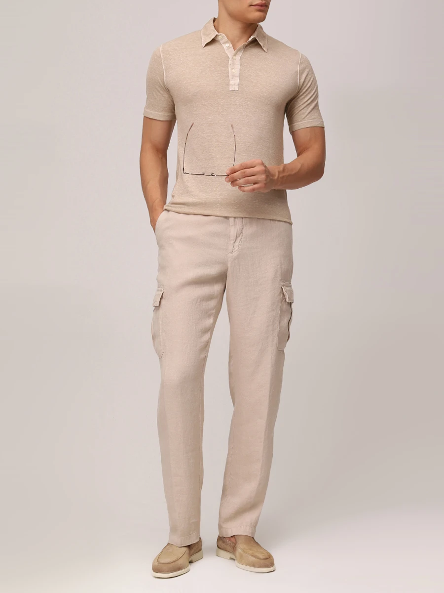 Поло льняное