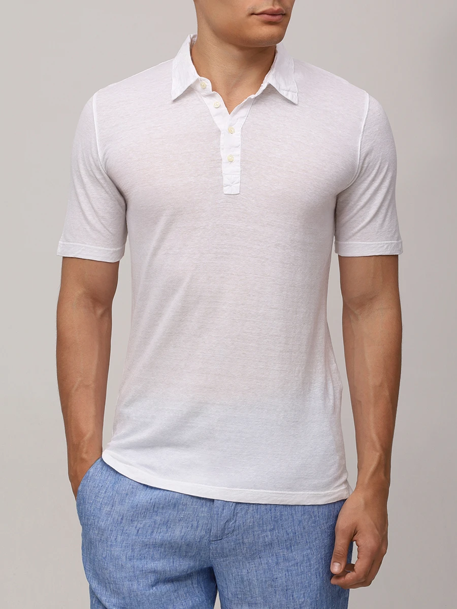 Поло льняное