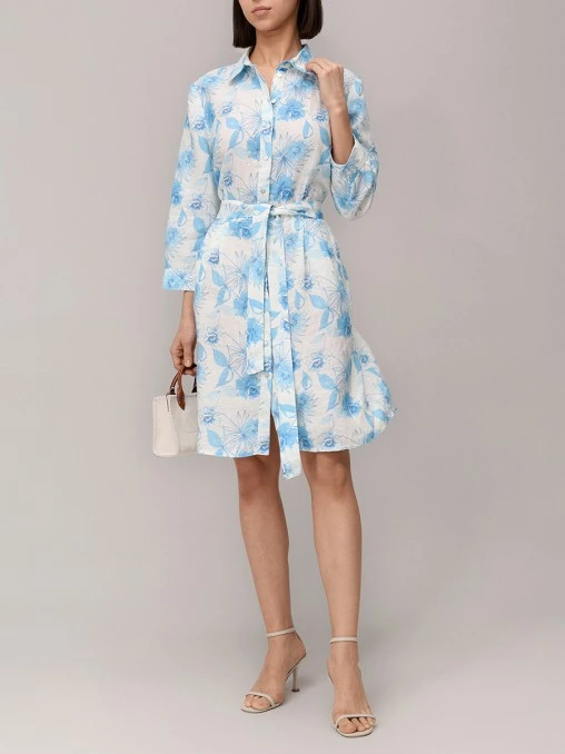 Платье льняное 120% LINO