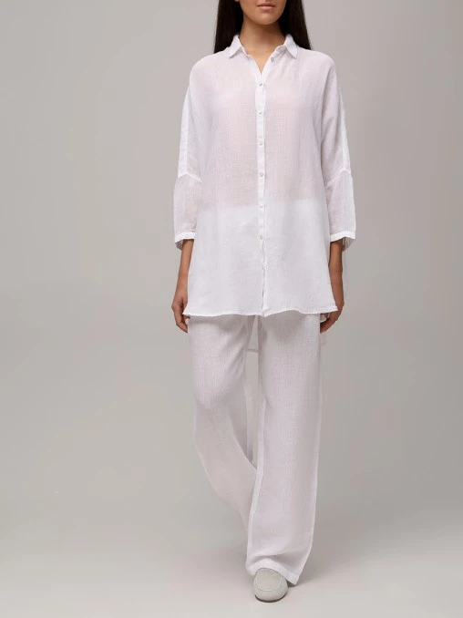 Рубашка льняная 120% LINO