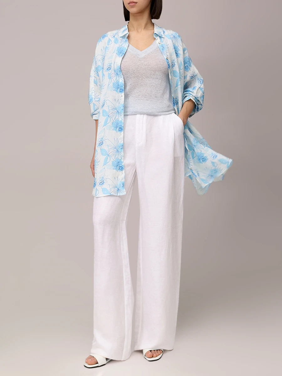 Блуза льняная