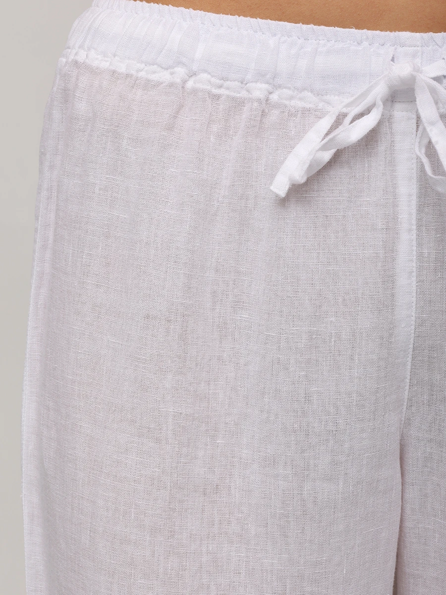 Брюки льняные