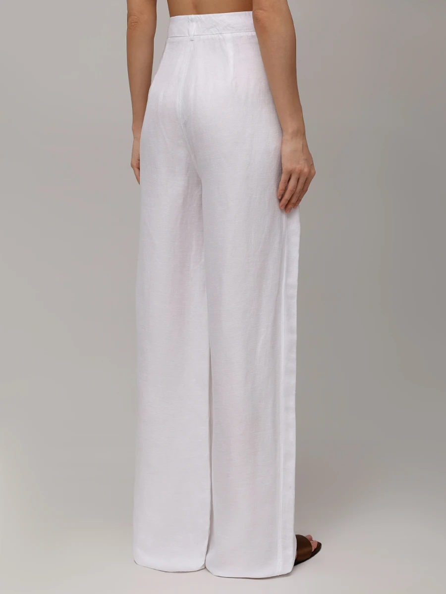 Брюки из льна и лиоцелла