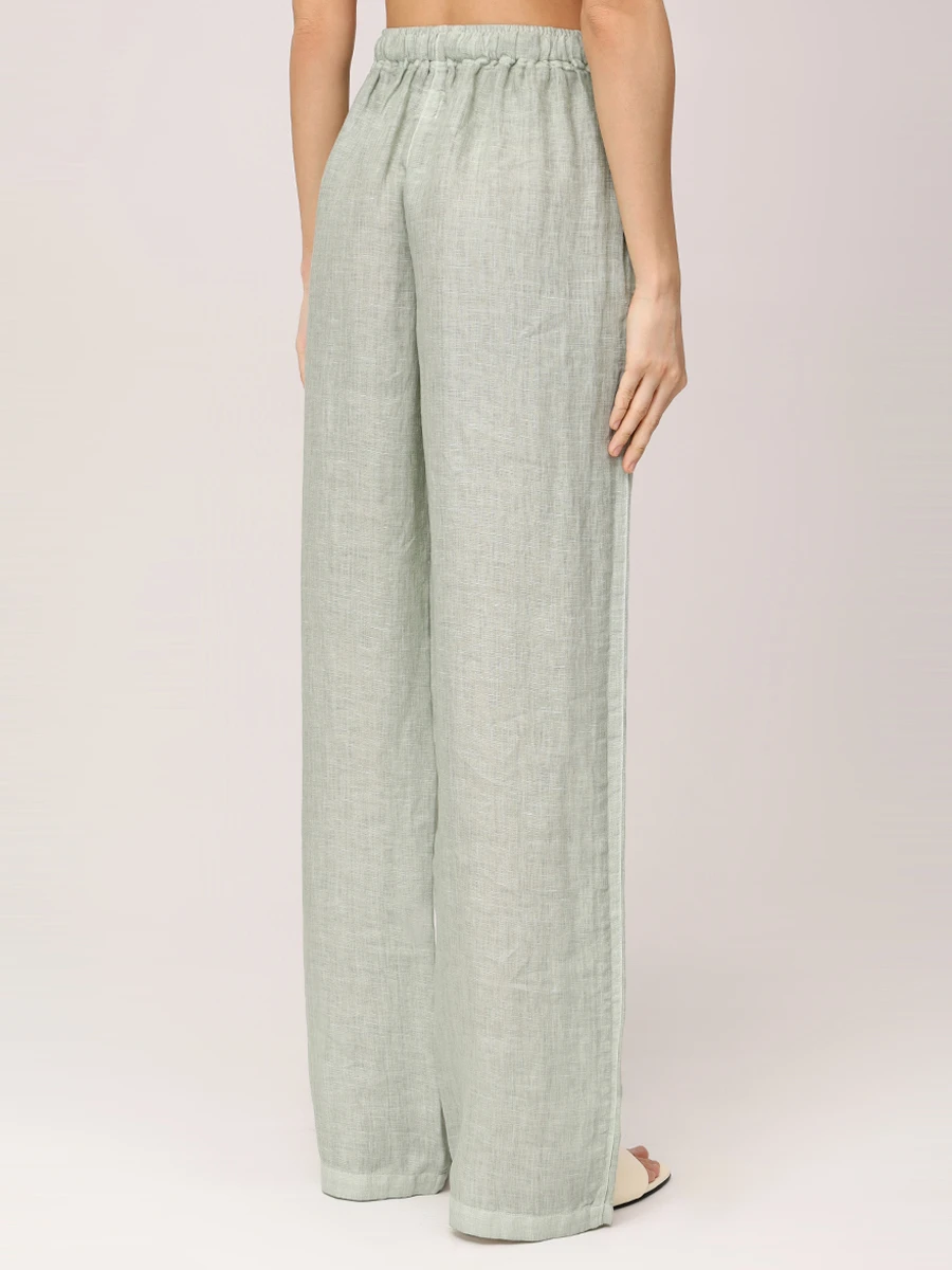 Брюки льняные