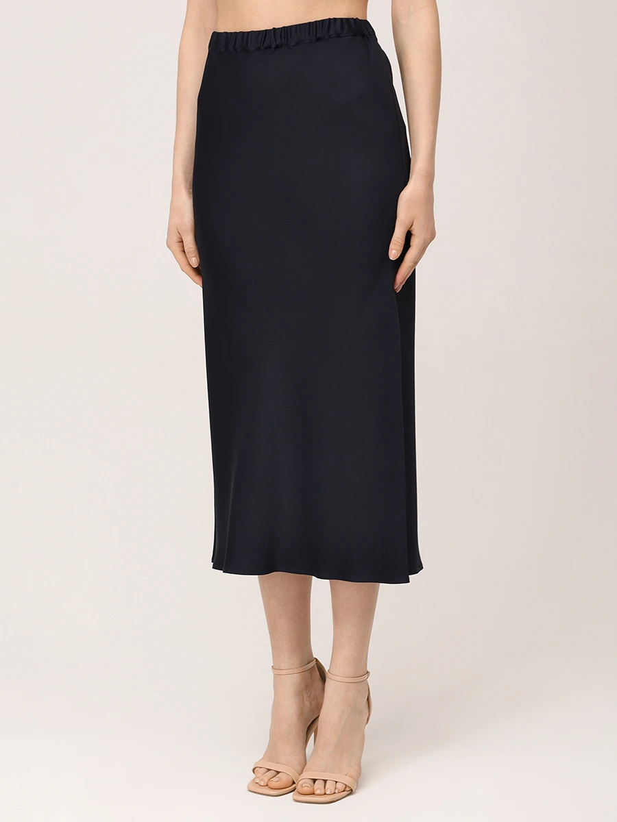 Юбка однотонная