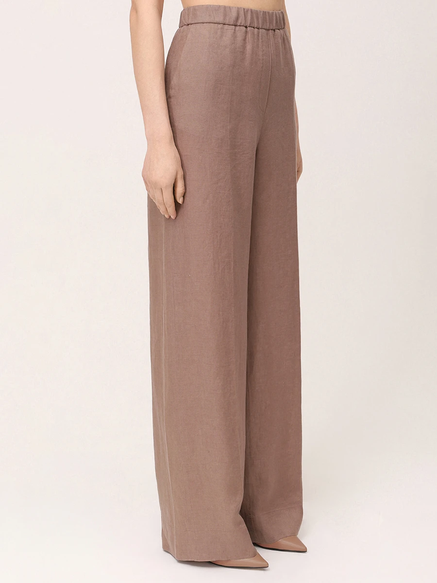 Брюки льняные