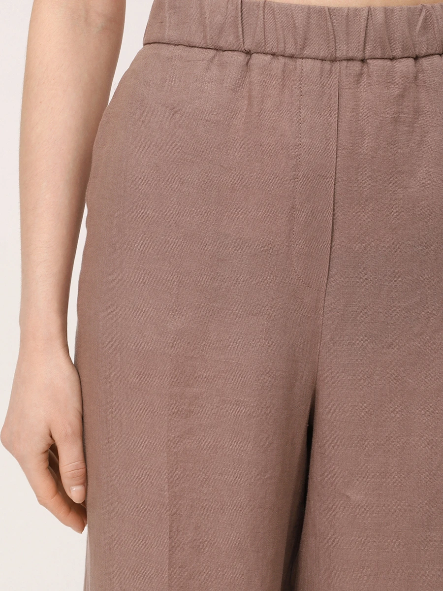 Брюки льняные