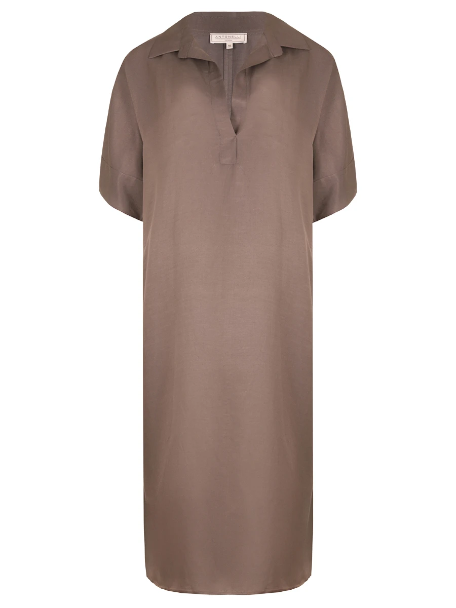 Платье из вискозы и льна