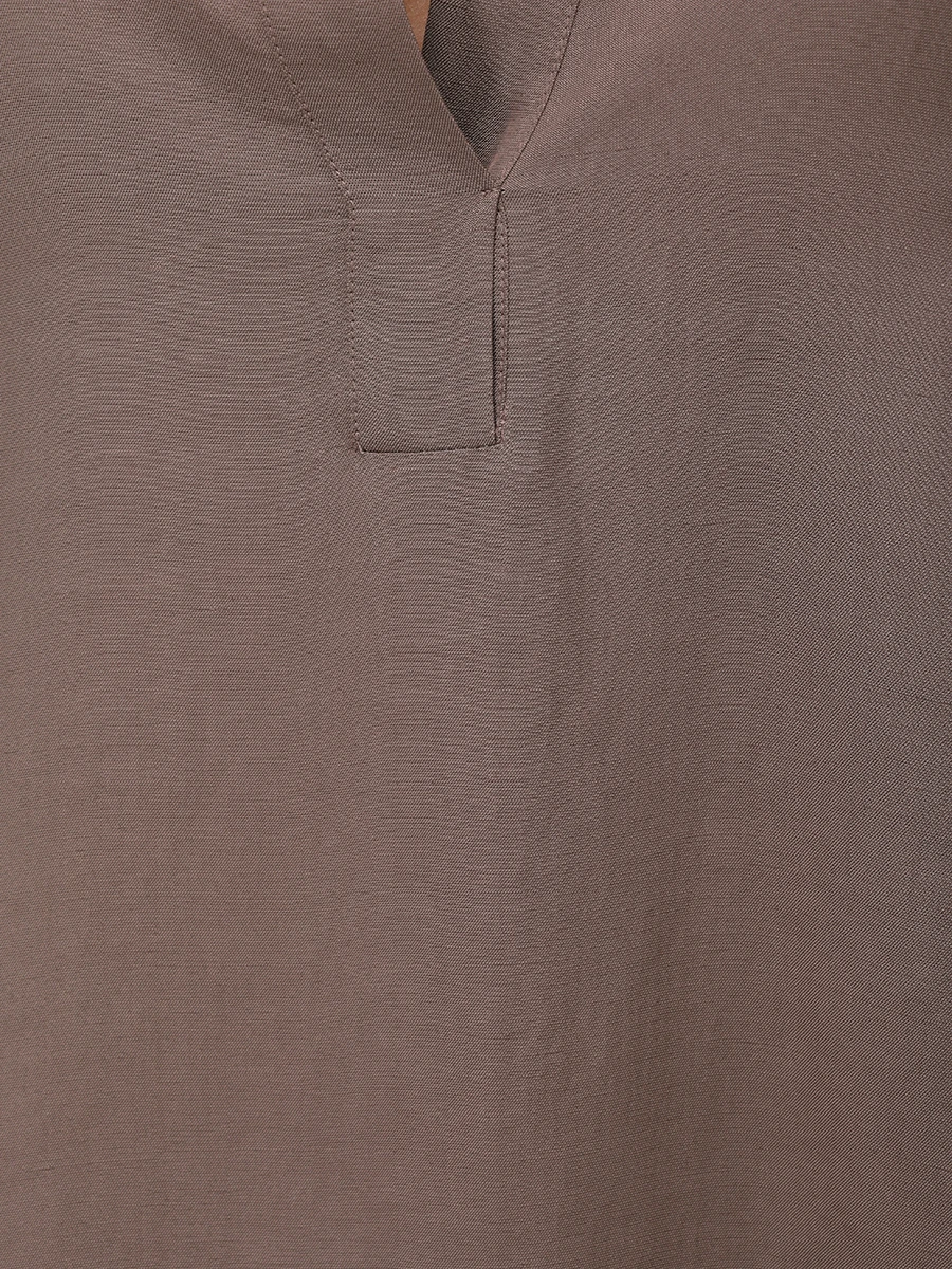 Платье из вискозы и льна