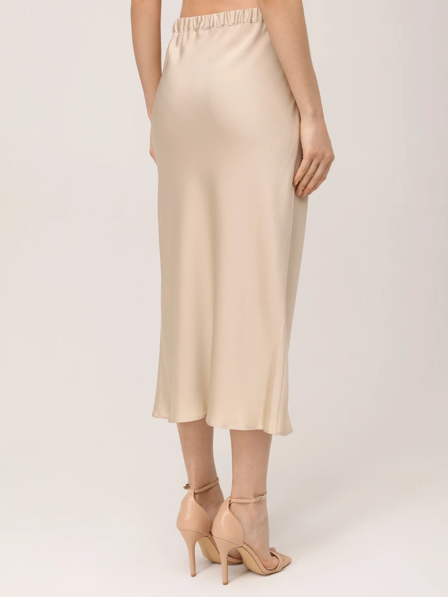 Юбка однотонная