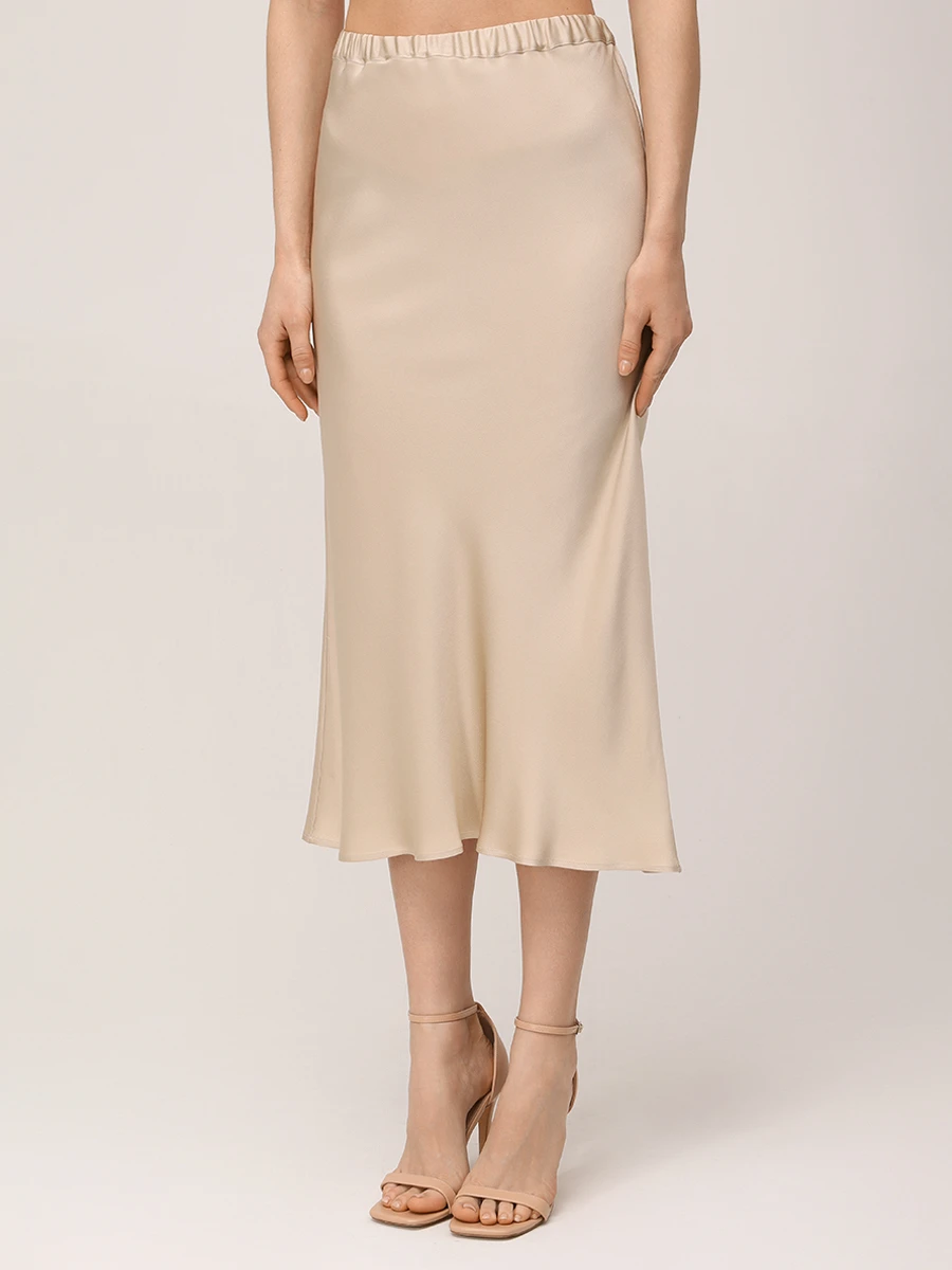 Юбка однотонная