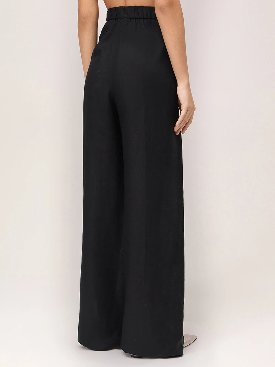 Брюки льняные