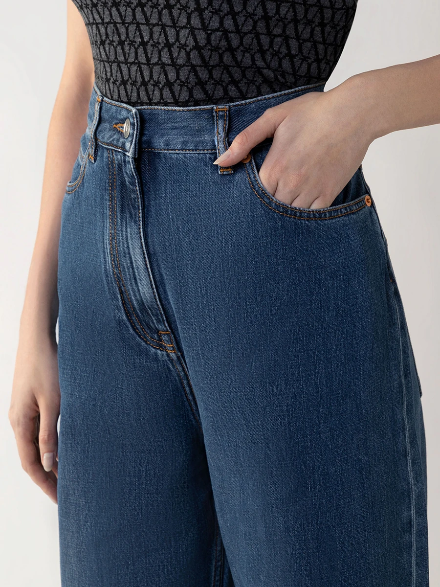 Джинсы из хлопка и лиоцелла