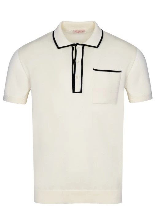 Поло хлопковое VALENTINO